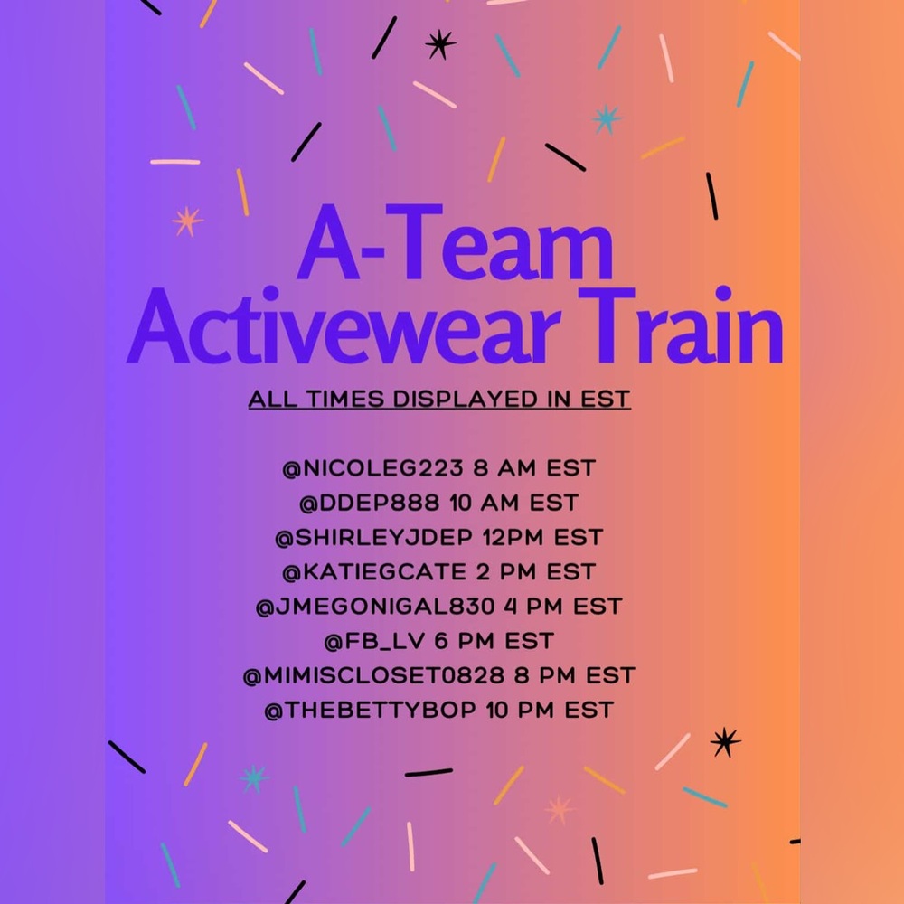 A-Team Activewear Train is live!